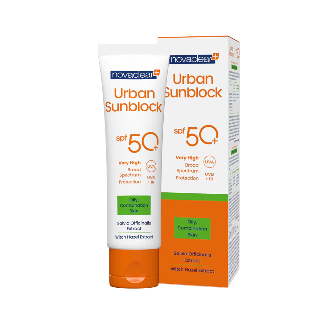 Urban Sunblock SPF 50+ Oily Skin -واقي الشمس الحضري بعامل حماية 50+ للبشرة الدهنية