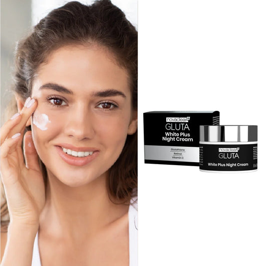 Gluta White Plus Night Cream-كريم جلوتا وايت بلس الليلي