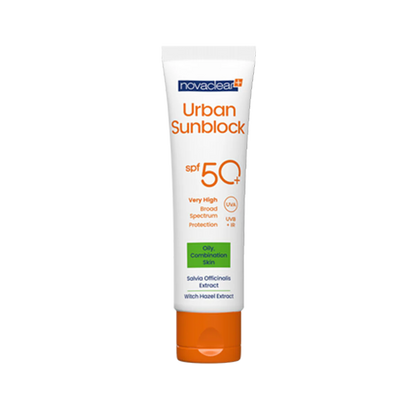 Urban Sunblock SPF 50+ Oily Skin -واقي الشمس الحضري بعامل حماية 50+ للبشرة الدهنية