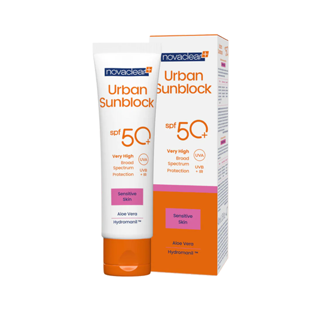 Urban Sunblock SPF 50+ Sensitive Skin -واقي الشمس الحضري بعامل حماية 50+ للبشرة الحساسة
