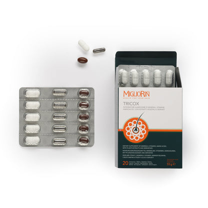 ميليغورين تريكُوكس – مكمل غذائي متكامل لمحاربة تساقط الشعر وتعزيز نموه Migliorin Tricox
